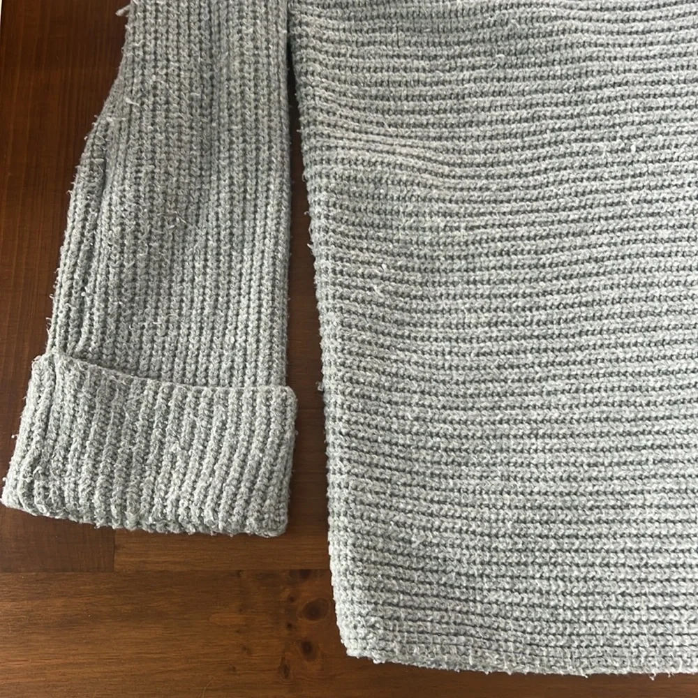 Anthropologie Gray Cowl Neck Sweater - Picture 8 of 12